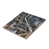 Carreau Tuyaux de tuyauterie de Steampunk (Côté)