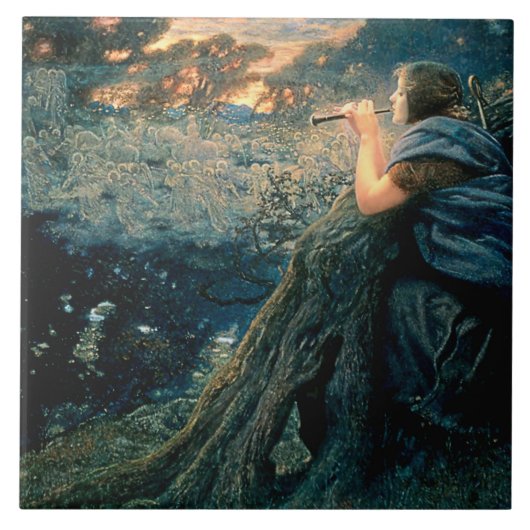 Carreau “Twilight Fantasy” d'Edward Robert Hughes (Devant)