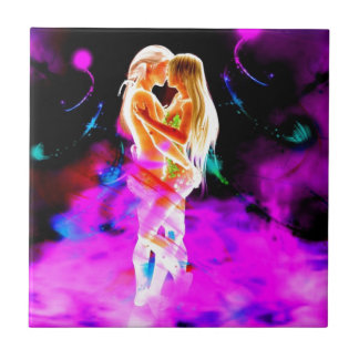 Carreau TWIN FLAME psychédélique