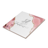 Carreau Typographie Chic 50 Fabulous Rose Gold Parties sci (Côté)