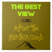 Carreau Typographie de devis Randonnée inspirante (Devant)