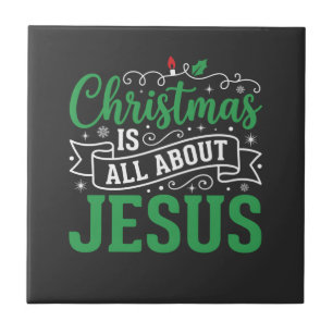 Carreau Typographie de Noël, tout est question de Jésus