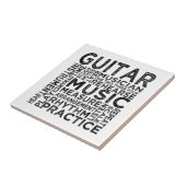 Carreau Typographie guitare (Côté)