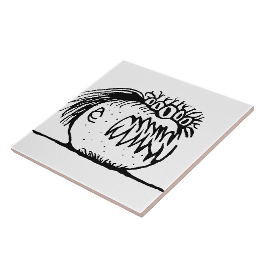 Carreau Ugly fantasy monstre drawing (Côté)