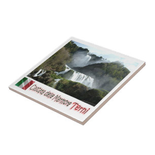 Carreau UMB009 TERNI, Marmore Falls, Ombrie, Italie,