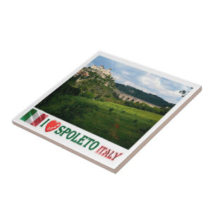 Carreau UMB013 SPOLETO I Love, Ombrie, Italie,