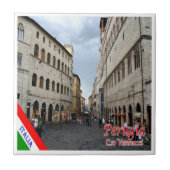 Carreau UMB016 PERUGIA, Corso Vannucci, Ombrie, (Devant)