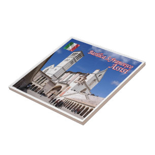 Carreau UMB035 ASSISI, Ombrie, Italie,