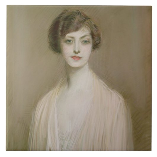 Carreau Un américain (en pastel sur la toile) (Devant)