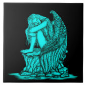 Carreau Un ange endormi sur la pierre (Devant)