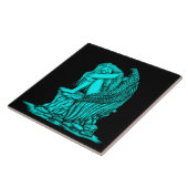 Carreau Un ange endormi sur la pierre (Côté)