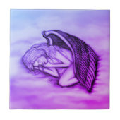 Carreau Un Ange endormi sur les nuages des cieux (Devant)