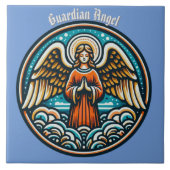 Carreau Un ange gardien priant (Devant)