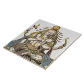 Carreau Un aspect de Shiva, de 'voyage Indes aux. et d'une (Côté)