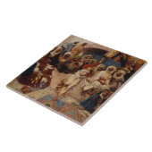 Carreau Un auditoire intéressé, 1883 (huile sur la toile) (Côté)