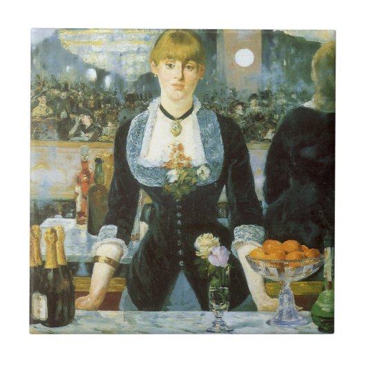 Carreau Un bar aux Folies Bergère d'Édouard Manet (Devant)