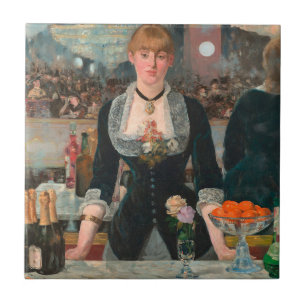 Carreau Un bar aux Folies-Bergère Edouard Manet