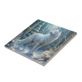 Carreau Un Beau Loup Blanc (Côté)