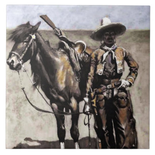 Carreau Un Buccaro mexicain au Texas par Frederic Remingto