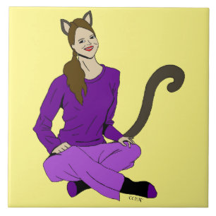 Carreau un catgirl