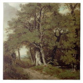 Carreau Un chemin boisé (Devant)