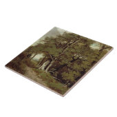 Carreau Un chemin boisé (Côté)