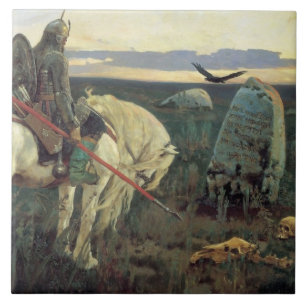 Carreau Un chevalier à la croisée des chemins