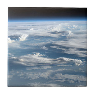 Carreau Un ciel nuageux au-dessus du Soudan