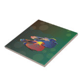 Carreau Un couple d'oiseaux de type canard (Côté)