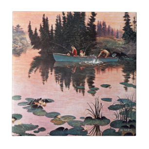 Carreau Un crochet fin par John Clymer