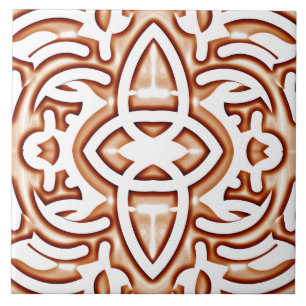 Carreau Un design classique et tendance couleur marron vif