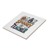 Carreau Un design vectoriel Halloween d'un professeur effr (Côté)