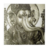 CARREAU UN DIEU INDOU D'ÉLÉPHANT (Devant)