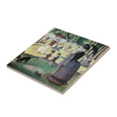 Carreau Un dimanche après-midi à l'Île de la Grande Jatte (Côté)