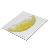 Carreau Un fruit organique mûr juteux de cale de citron (Côté)