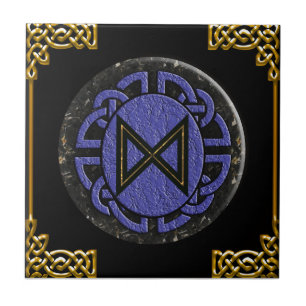 Carreau un futhark plus ancien de "dagaz"