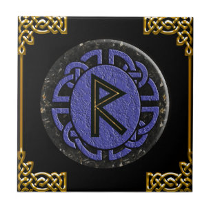 Carreau un futhark plus ancien de "raidho"