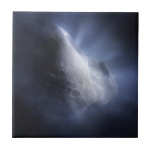 Carreau Un Gros Plan Illustratif Du Temple De La Comète.