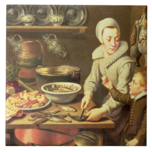 Carreau Un intérieur de cuisine