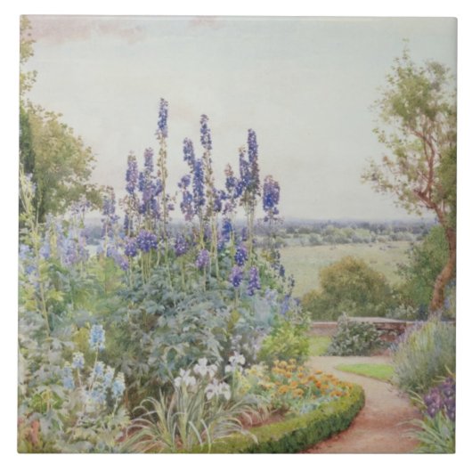 Carreau Un jardin près de la Tamise (la semaine) (Devant)