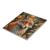 Carreau Un joli renard rouge de forêt (Côté)