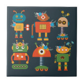 Carreau Un joli robot design pour enfants (Devant)