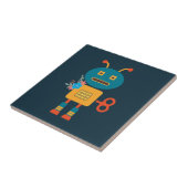 Carreau Un joli robot design pour enfants (Côté)