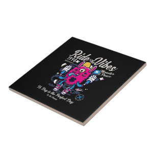 Carreau Un jour idéal pour être heureux   Monstre drôle en