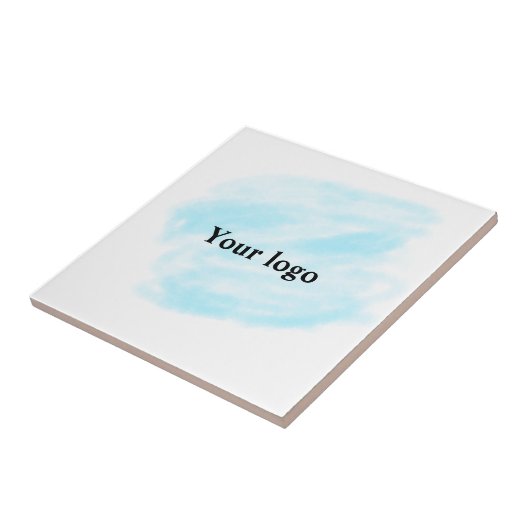 Carreau Un logo personnalisé simple et élégant ici compagn (Côté)