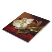 Carreau Un Magnolia sur Red Velvet (Côté)