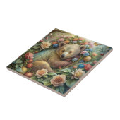 Carreau Un mignon bébé ours (Côté)