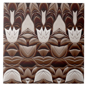Carreau Un motif floral moderne et homogène