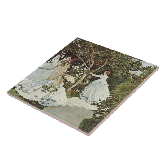 Carreau Un moulin à vent à Zaandam Claude Monet (Côté)