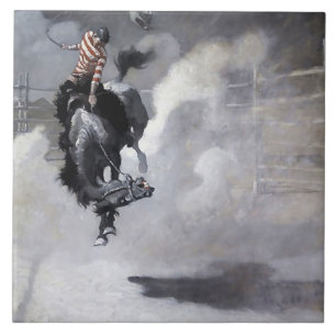 Carreau « Un nuage de poussière » Art occidental de NC Wye